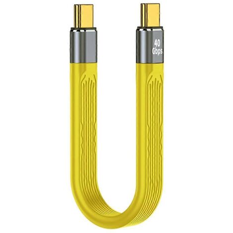 Câble USB C vers USB C et USB A, 40Gbps 100W Charge Rapide PD, Cordon Type C Mâle 10G/40G