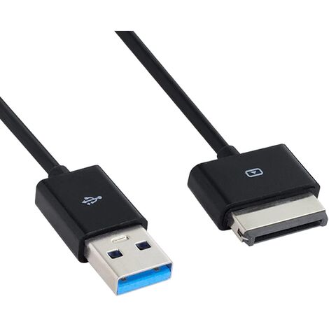 Cable USB carga y datos para ASUS Eee Pad 1 M Negro