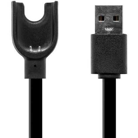 Cable USB carga y sincronizacion Xiaomi mi Band 2 0.15 M Negro