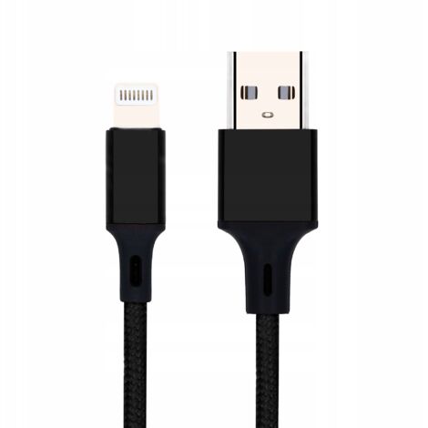 CABLE USB DE NYLON PARA IPHONE LIGHTNING MEJORADO 2.4A