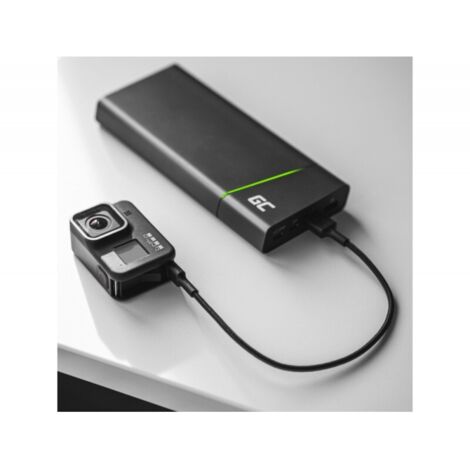 Câble USB Green Cell KABGC22 USB 2.0 1,2 m USB A USB C Noir