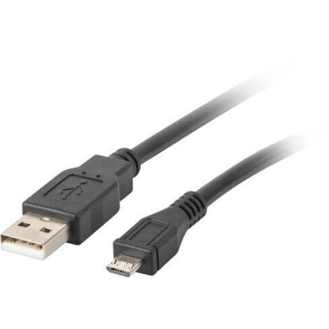 Cable usb lanberg 20 machomicro usb macho 03m negro