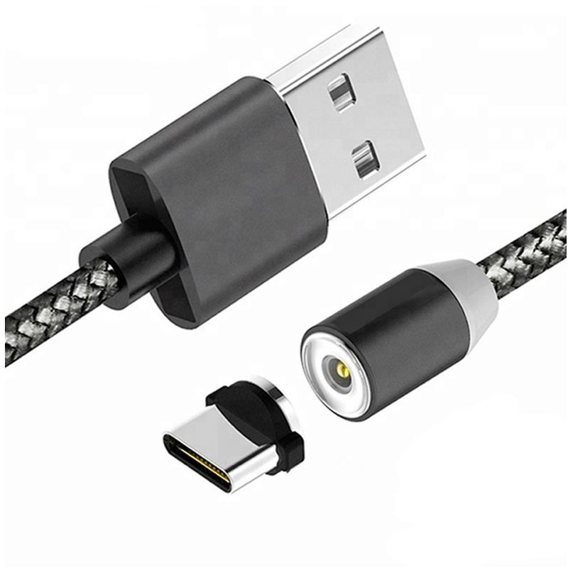 

CABLE USB MAGNÉTICO PARA SMARTPHONE APPLE Y ANDROID Lightning (Iphone) Negro