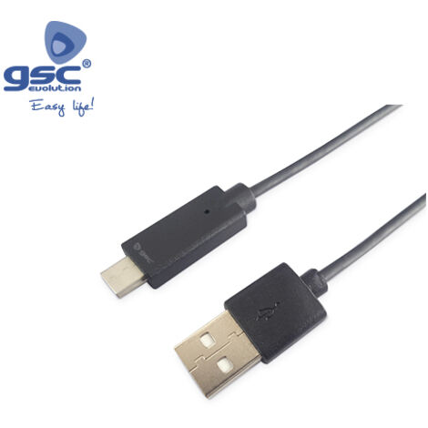 Câble USB mâle vers USB Type C mâle 2.0 - 1.5M GSC 001402967