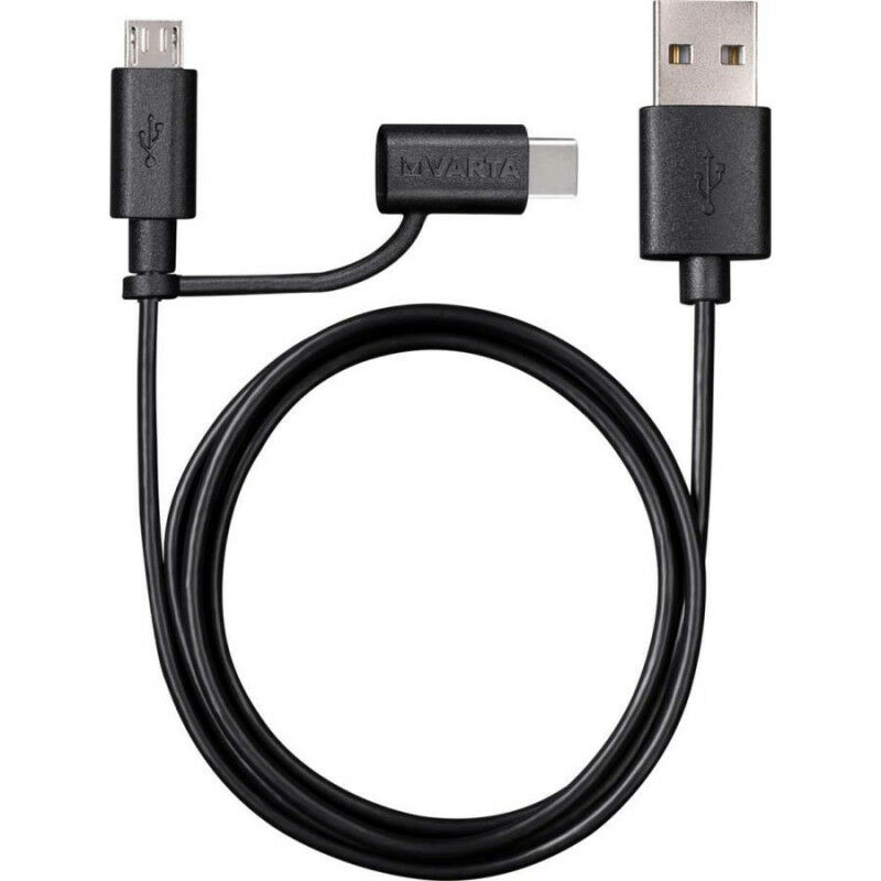 Varta - Cable USB - Micro USB et USB Type C 1 mètre (57948101401)
