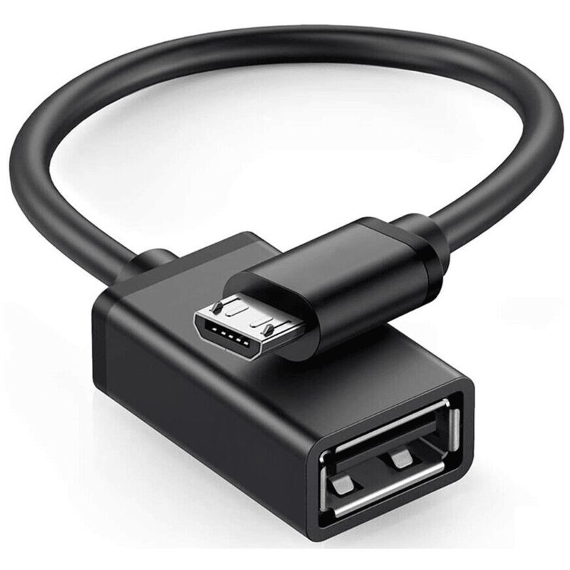

Cable USB otg 2.0 micro B macho 0.20 M Negro