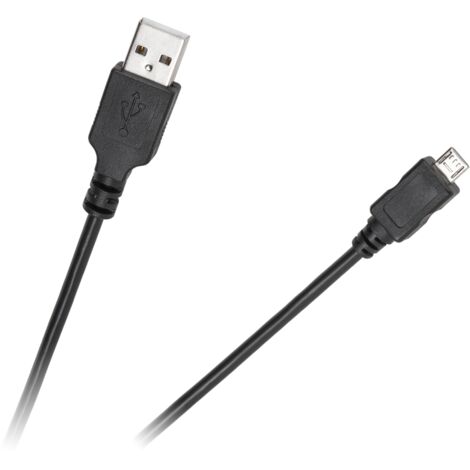 Cable USB profesional con conector micro USB de 1 m para transferencia de datos y carga.