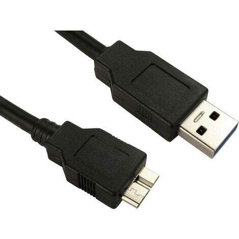 Câble USB RS PRO, Micro USB B mâle vers USB-A 3.0 mâle, 2m ( Prix pour 1 )