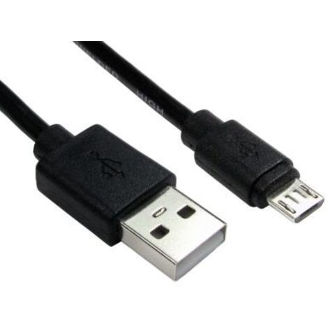 Câble USB RS PRO, Micro-USB B vers USB A, 150mm, Noir ( Prix pour Paquet de 10 )
