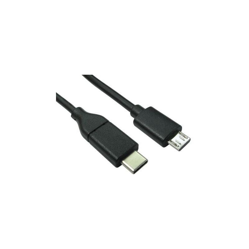 Rs Pro - Câble usb Micro usb b vers usb c, Noir, 3m ( Prix pour 1 )