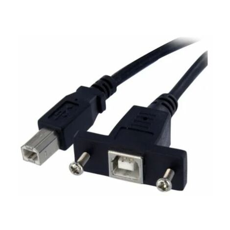 Câble USB RS PRO, USB B femelle vers USB B mâle, 300mm ( Prix pour 1 )