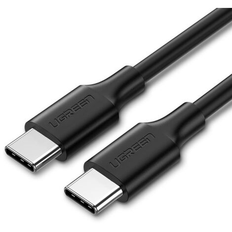 Cable USB Tipo C para carga y transferencia de datos 3A 1m negro