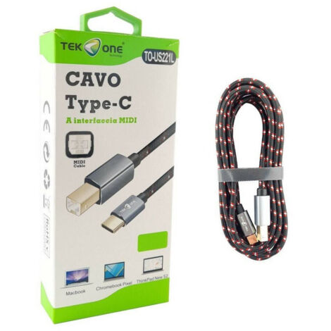 Câble Usb Type C Vers Type B Interface Midi 3 Mètres Art. To-us221l