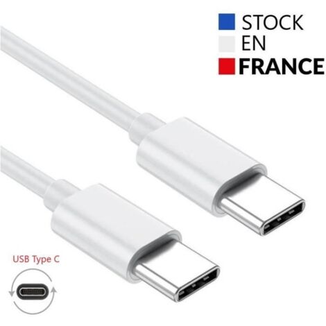 Câble USB Type C vers Type C - 1 Mètre pour Samsung Galaxy A52 Charge Rapide - Câble de Recharge-Synchronisation Rapide
