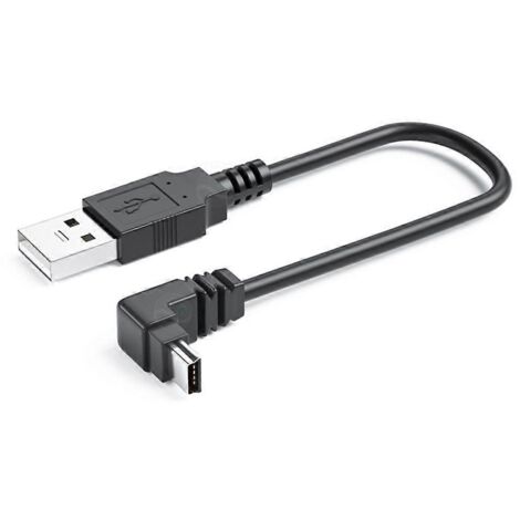 Câble USB universel vers mini USB pour appareils photo, smartphones et autres appareils - Longueur maximale : 0,5 m