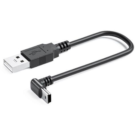 Câble USB vers Mini USB Universel pour Appareils Photo, Smartphones et Périphériques - 25cm