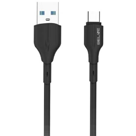 Câble USB vers USB-C Beline 1 m Charge rapide Noir