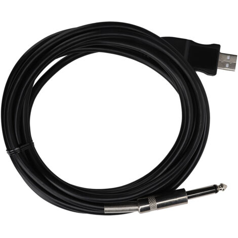 Câble USB vers XLR 6.5 mm pour Microphone Enregistrement Gaming Console PS4 Xbox One