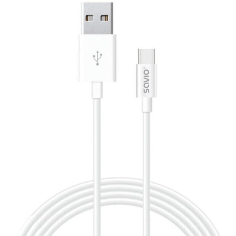 CABLE USB(A) - USB(C) CARGA RPIDA 1M SAVIO CL-126