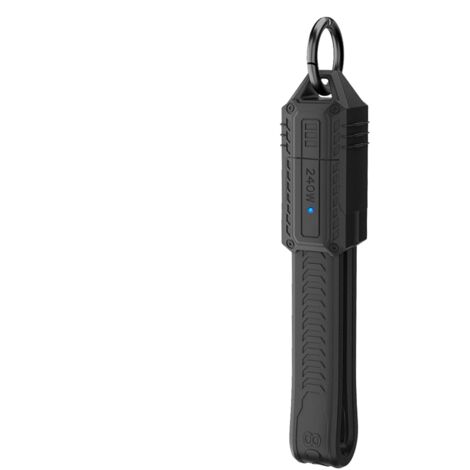 Câble USB,Câble de Charge 240 W Adaptateur 4 en 1 avec Couvercle Anti-Poussière 80Gbps Chargeur Extension pour Voyage Intérieur Extérieur Professionnel Domicile
