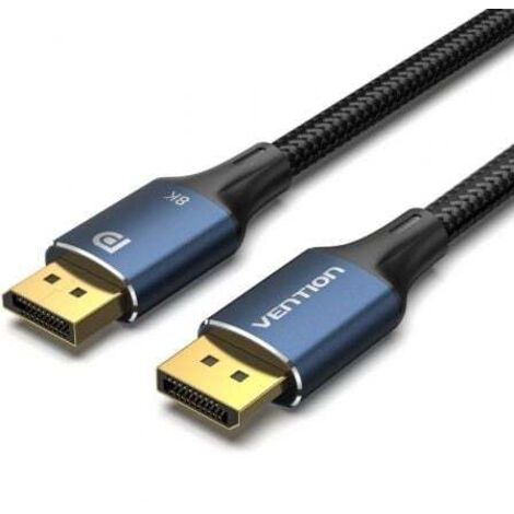 Cable Vention HCELF/ DisplayPort Macho - DisplayPort 8K Macho/ 1m/ Azul