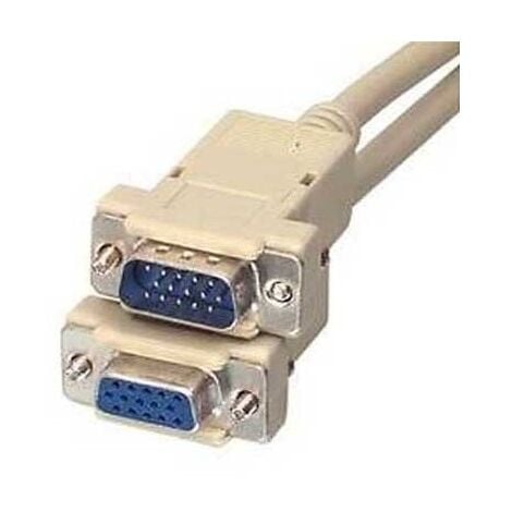 Cable vga 5m male femelle