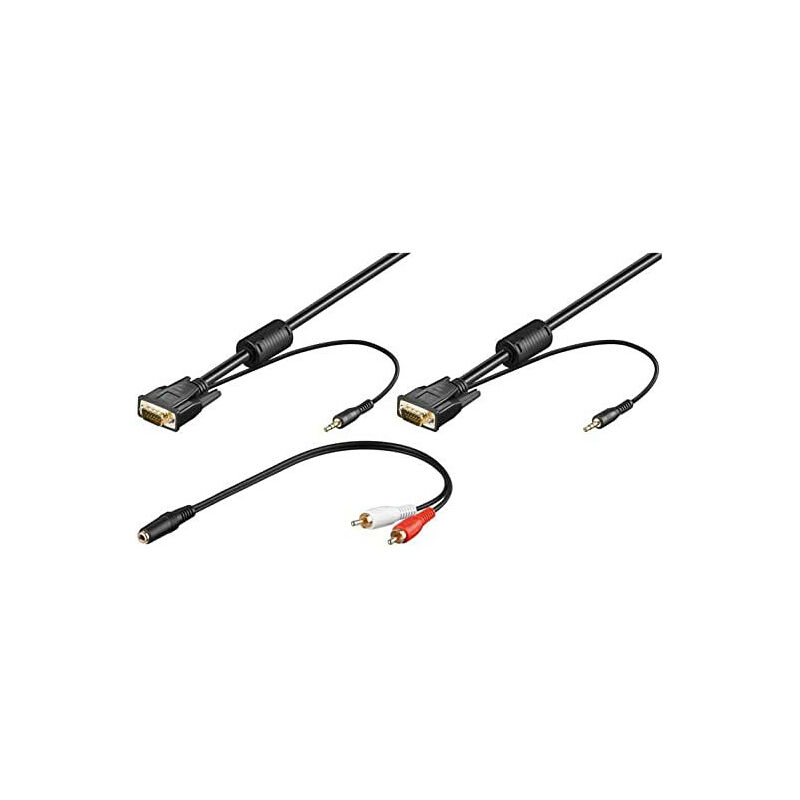 

Cable VGA Con Audio Jack Stereo 3,5mm 3m