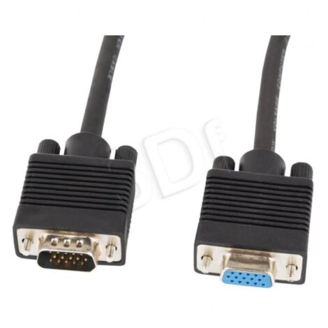 CABLE VGA LANBERG MACHO HEMBRA FERRITA NEGRO 1.8 M