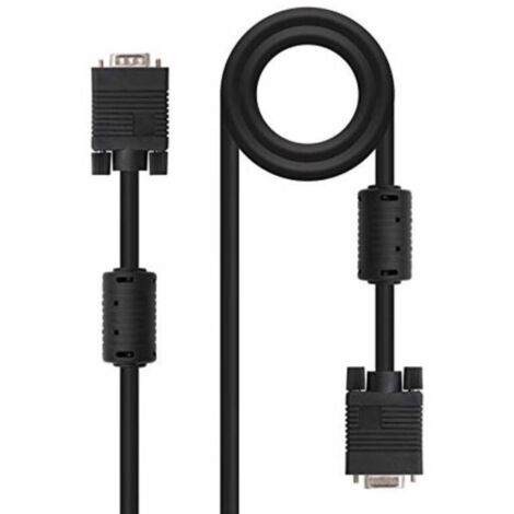 Cable VGA Monitor Macho-Hembra Ferrita  1,8m