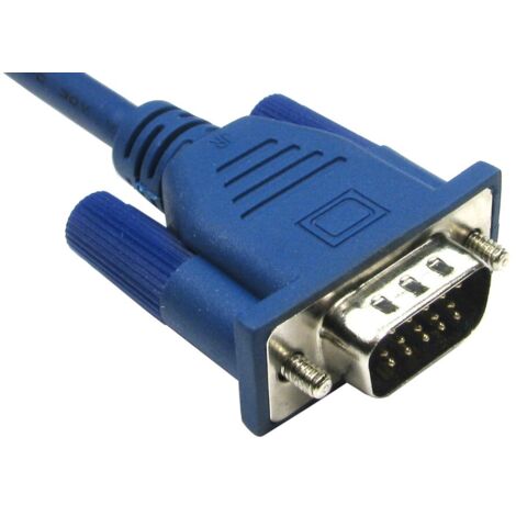 Câble VGA RS PRO 2m HD15 VGA/SVGA / Mâle, HD15 VGA/SVGA / Mâle ( Prix pour 1 )