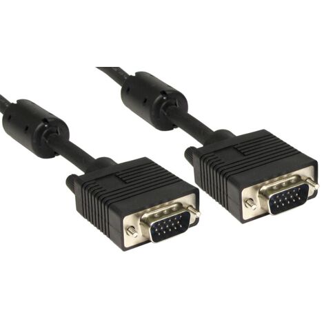 Câble VGA VGA vers VGA Mâle VGA Mâle VGA 2m PVC Noir 0,12 mm 200 V c.c. ( Prix pour 1 )
