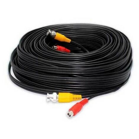 Câble vidéo bnc 12v de 30 m