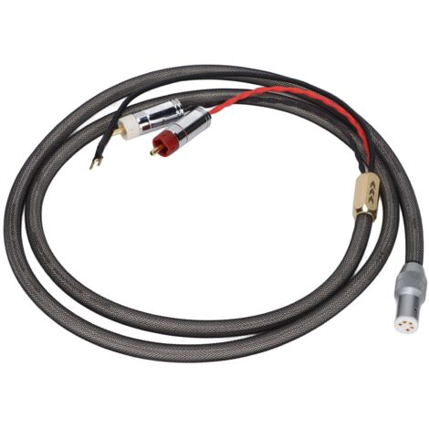 Câble Vinyl Tonearm Xangsane XS‑0609 avec Fils Argentés et Prise RCA vers XLR 5 broches, 2m