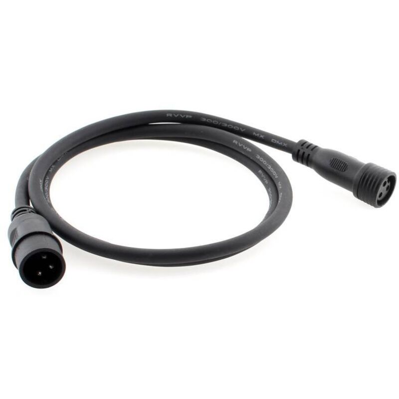 

Cable XLR DMX 1 m con conectores 3pin