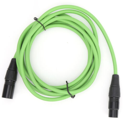 Câble XLR Équilibré Mâle vers Femelle 3m pour Microphone Professionnel