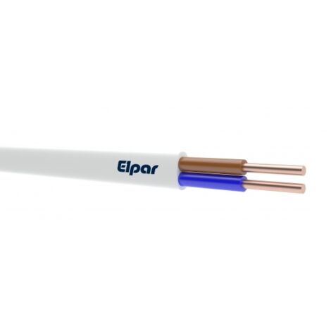 Cable YDYP 2x1.5 blanco 450/750 V - 100 MB - E314BE-YY005