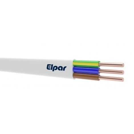 Cable YDYP 3x2,5 mm² blanco 300/500 V - 100 MB - E314CF-YY006