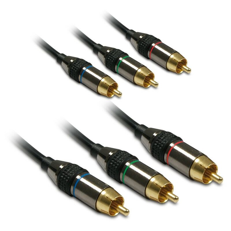 

Metronic 419206 - Cable YUV 3 RCA macho / 3 RCA macho 5 metros blindado antiparásitos dorado