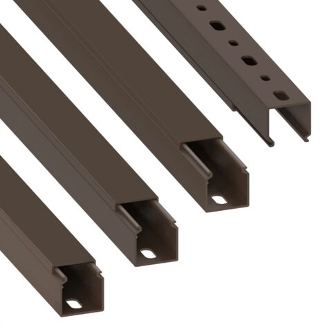 Cablecoach CC10120 25 x 25 mm, 4 m (4 x 1 m di Lunghezza), Marrone