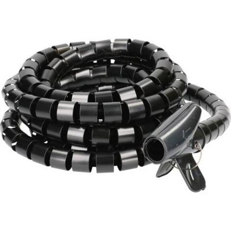Cablehome 128531 Guaina spiralata Nero Plastica 1 pz.