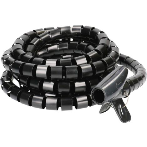 Cablehome 128531 Tuyau en spirale noir plastique 1 pc(s)