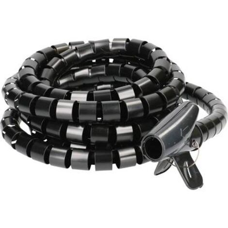 Cablehome 128536 Guaina spiralata Nero Plastica 1 pz.