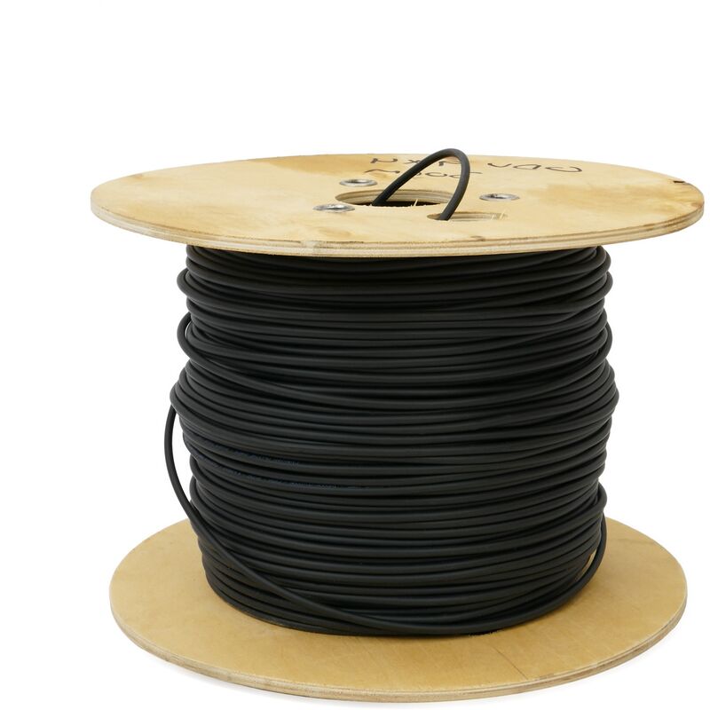 Image of Cablemarkt - Bobina di fibra ottica monomodale 9/125 da 6 fibre per esterno con una lunghezza di 100 m