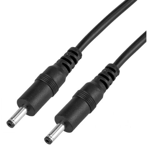 CableMarkt - Cable de extensión de alimentación con conectores macho DC-jack 3.5 x 1.35 mm