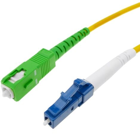 Cable fibra optica router monomodo libre de halogeno sc/upc a sc/u