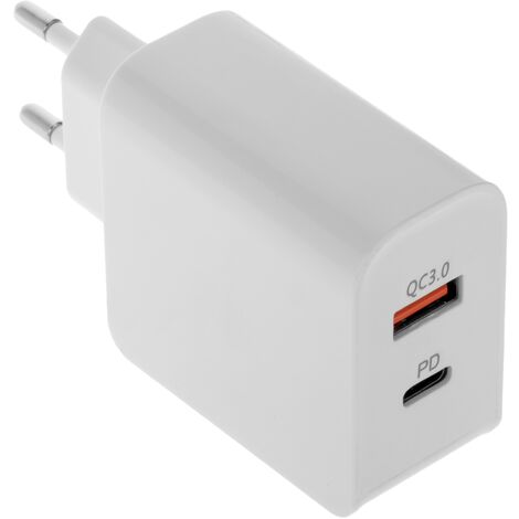 Enchufe de regleta de alimentación empotrable tipo C, tira de alimentación  USB-C de carga rápida PD de 20 W, con 2 tomas de corriente y 2 puertos