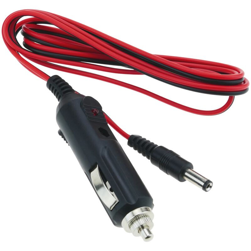 Image of Caricabatterie maschio per accendisigari da auto con presa cc da 2,1 mm - Cablemarkt