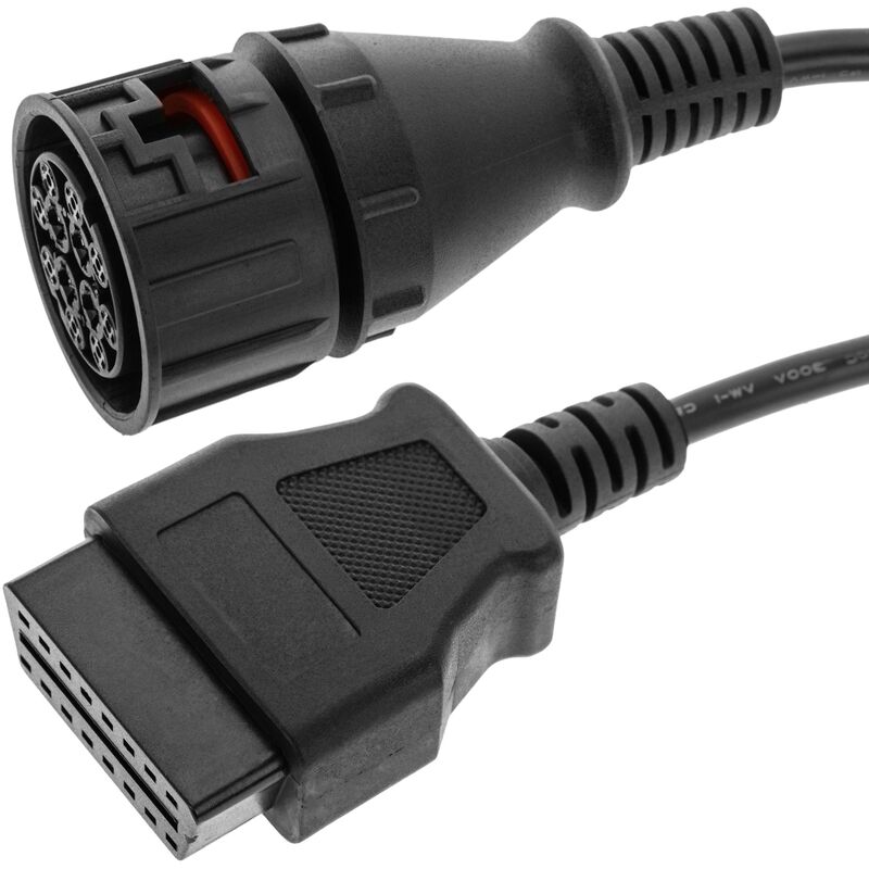 Image of Cablemarkt - Cavo adattatore OBD2 12 pin femmina compatibile con man