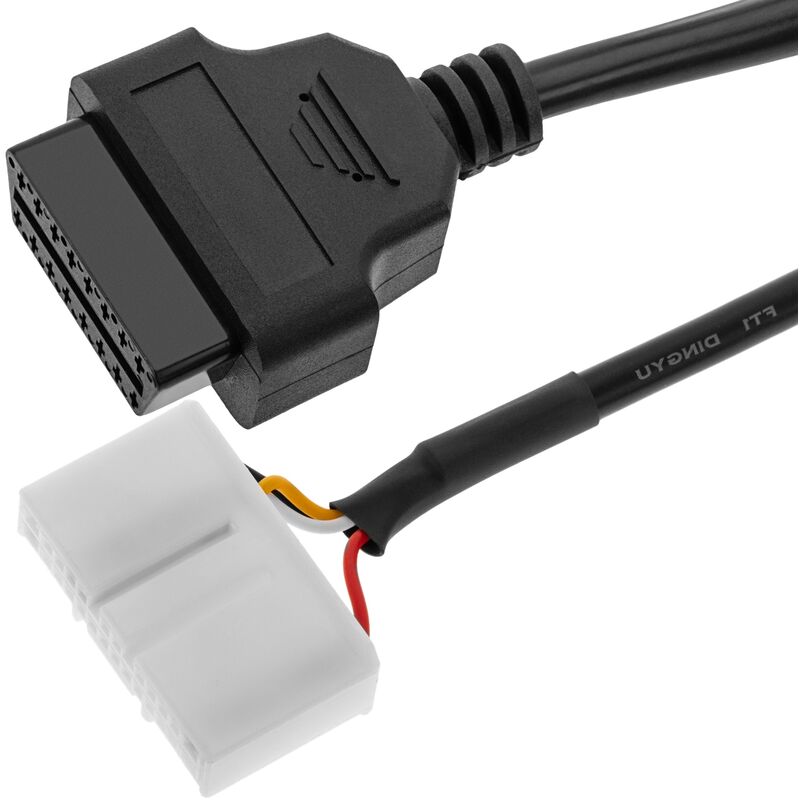 Image of Cablemarkt - Cavo adattatore OBD2 a 26 pin compatibile con Tesla
