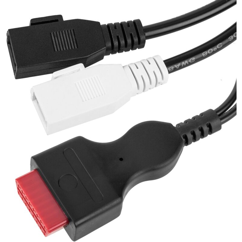 Image of CableMarkt - Cavo adattatore OBD2 marrone rossiccio 2+2 pin compatibile con Audi